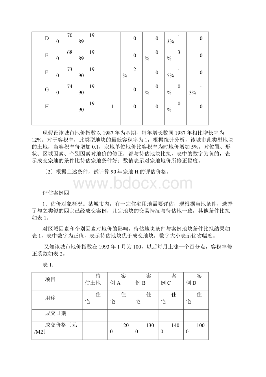 不动产估价案例几问题详解解析汇报.docx_第2页