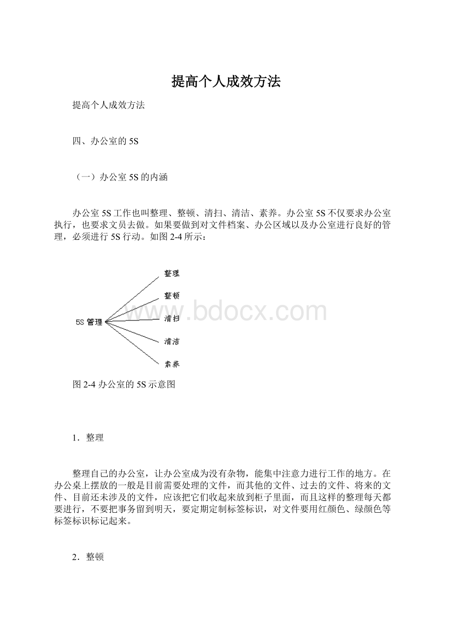 提高个人成效方法.docx_第1页