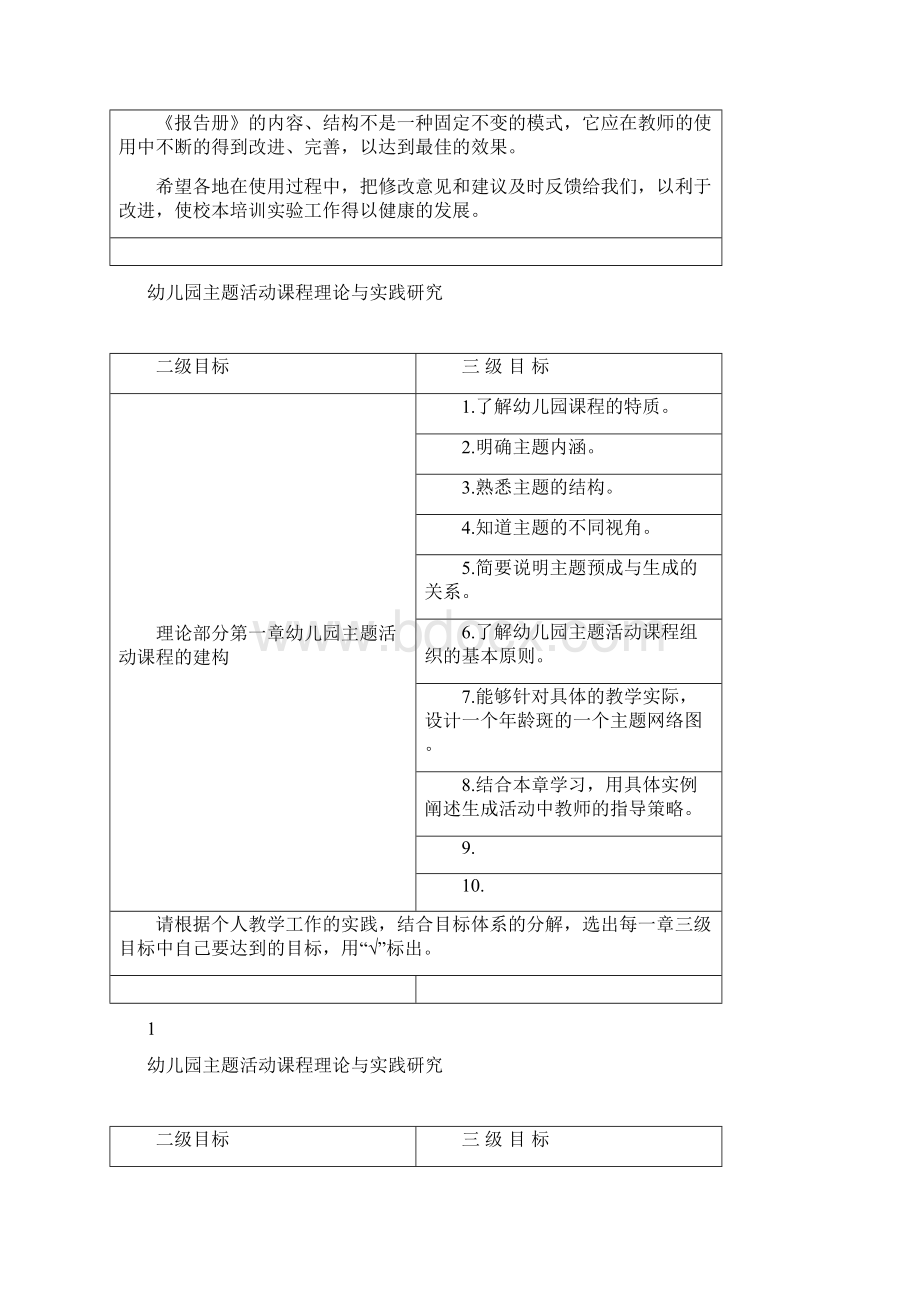 中小学教师校本培训发展报告手册《幼儿园主题活动课程理论与实践研究》.docx_第2页