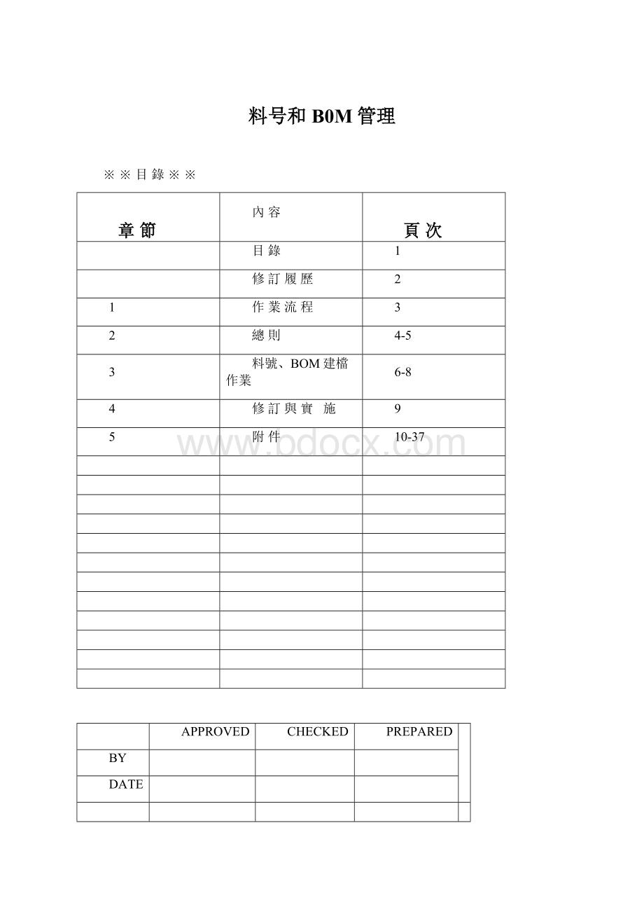 料号和B0M管理Word格式文档下载.docx_第1页