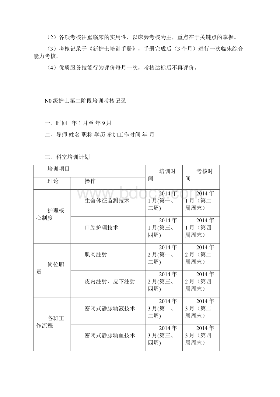 N0级护士阶段培训手册.docx_第2页