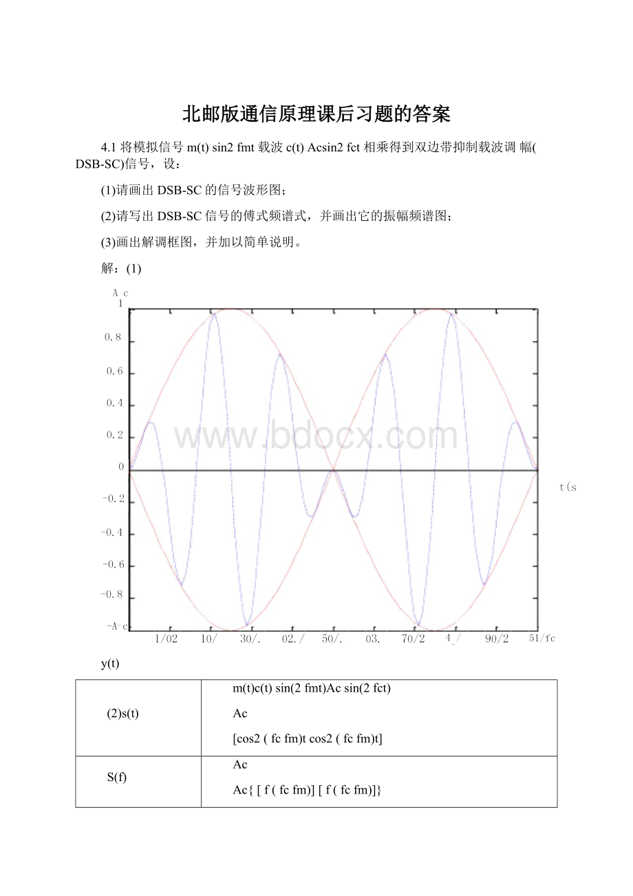 北邮版通信原理课后习题的答案.docx