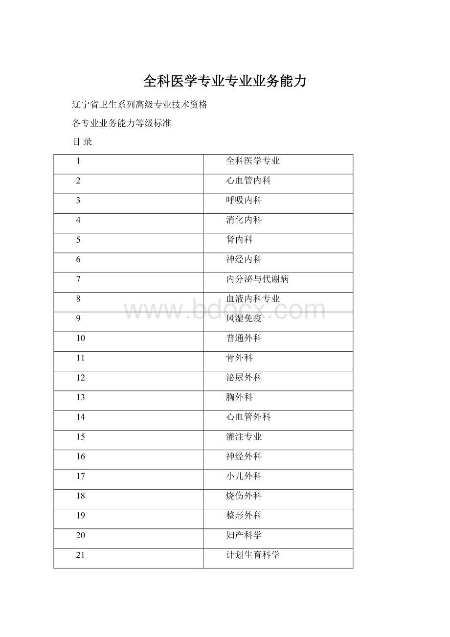 全科医学专业专业业务能力.docx_第1页