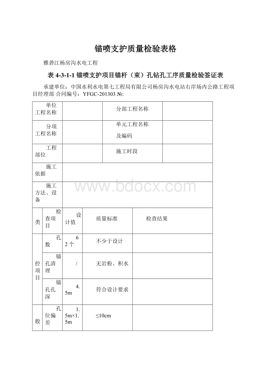 锚喷支护质量检验表格.docx_第1页