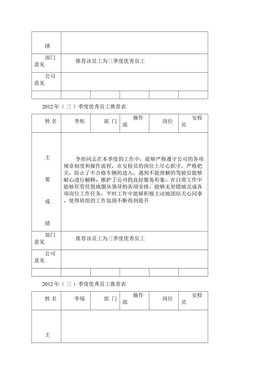 二季度优秀员工推荐表文档格式.docx_第2页