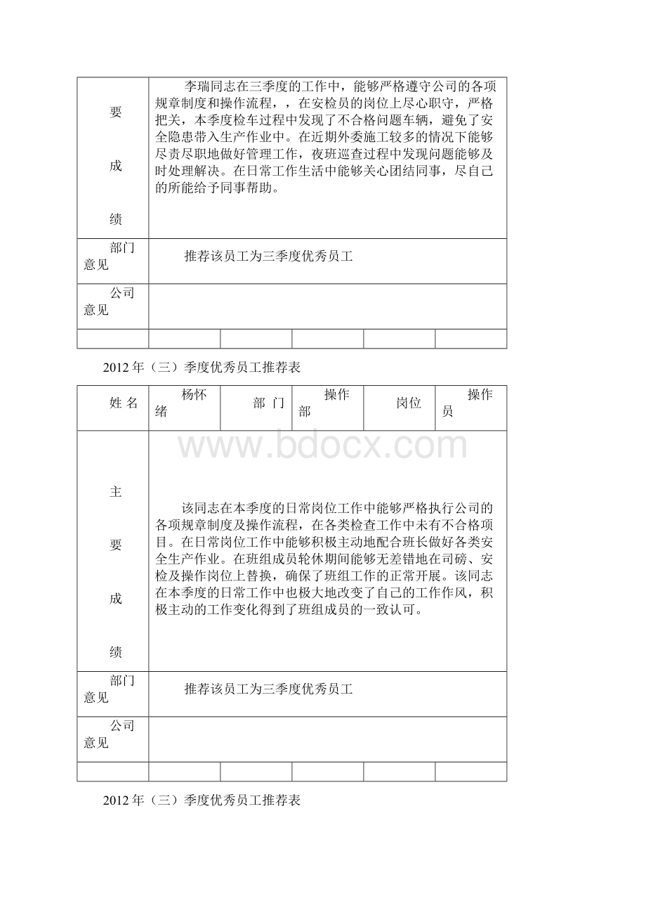 二季度优秀员工推荐表文档格式.docx_第3页