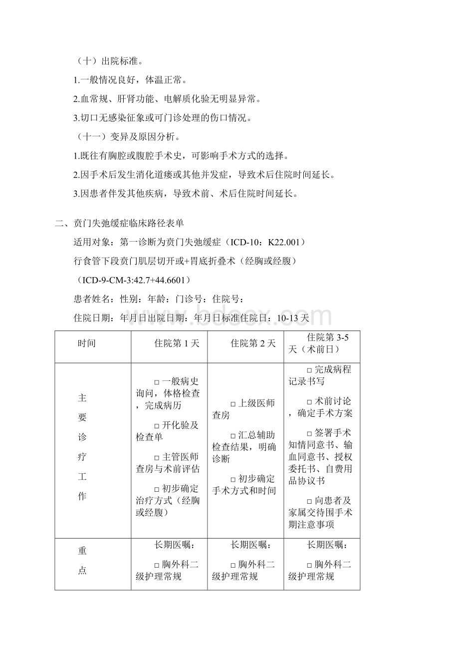 临床胸外科临床路径.docx_第3页