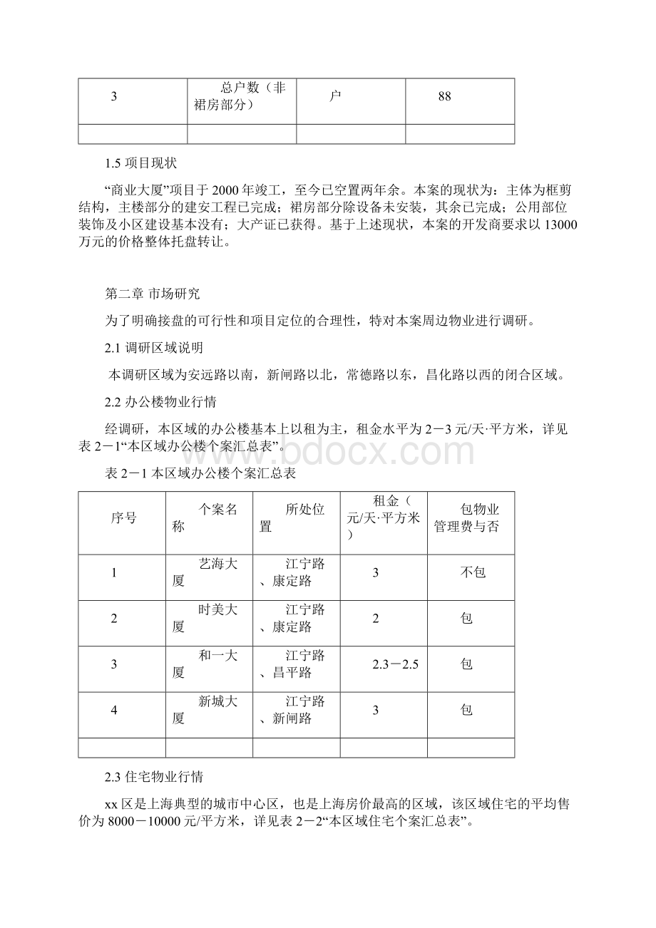 推荐精品商业大厦建设项目可行性研究报告.docx_第2页