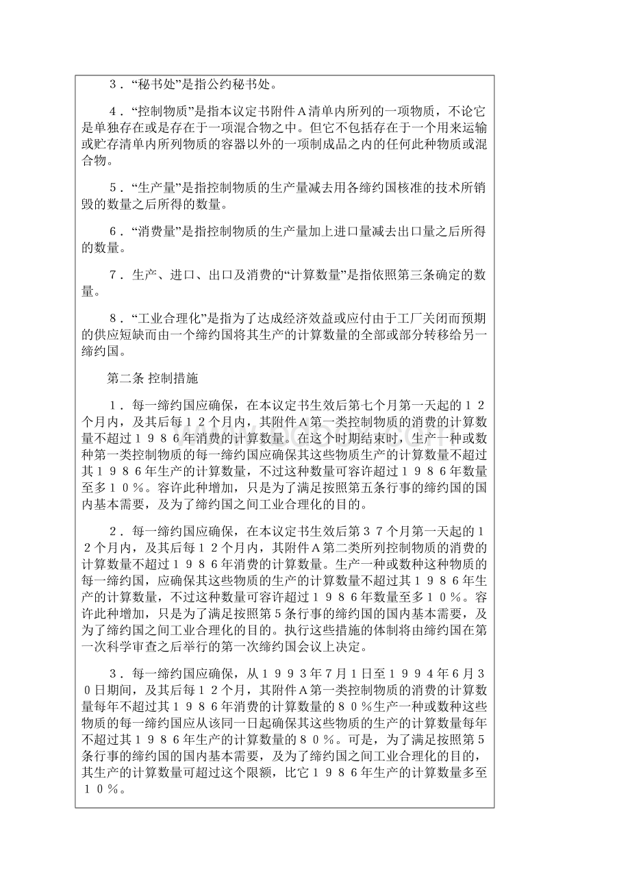 关于消耗臭氧层物质的蒙特利尔议定书.docx_第2页