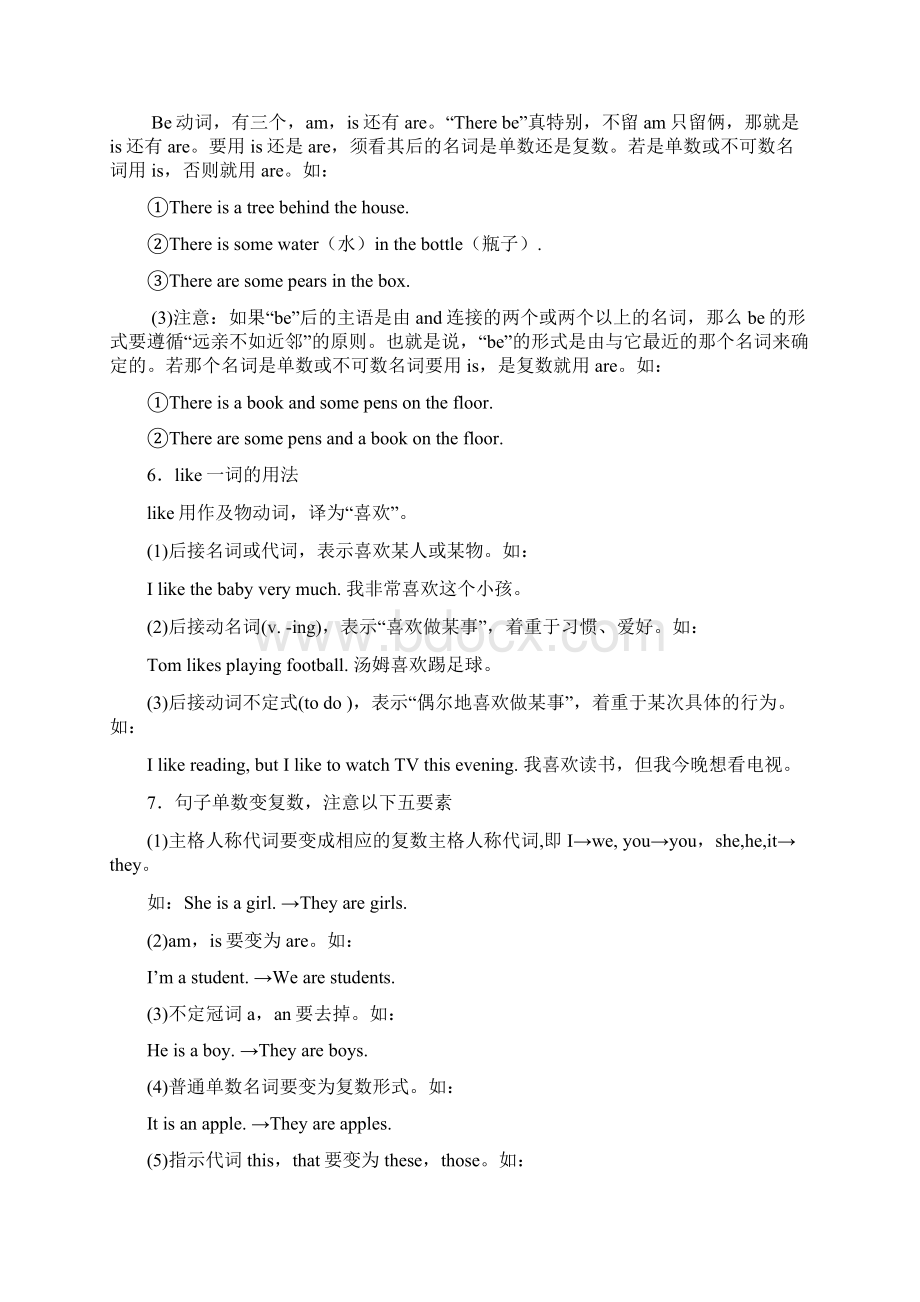 初一英语知识点总结Word下载.docx_第3页