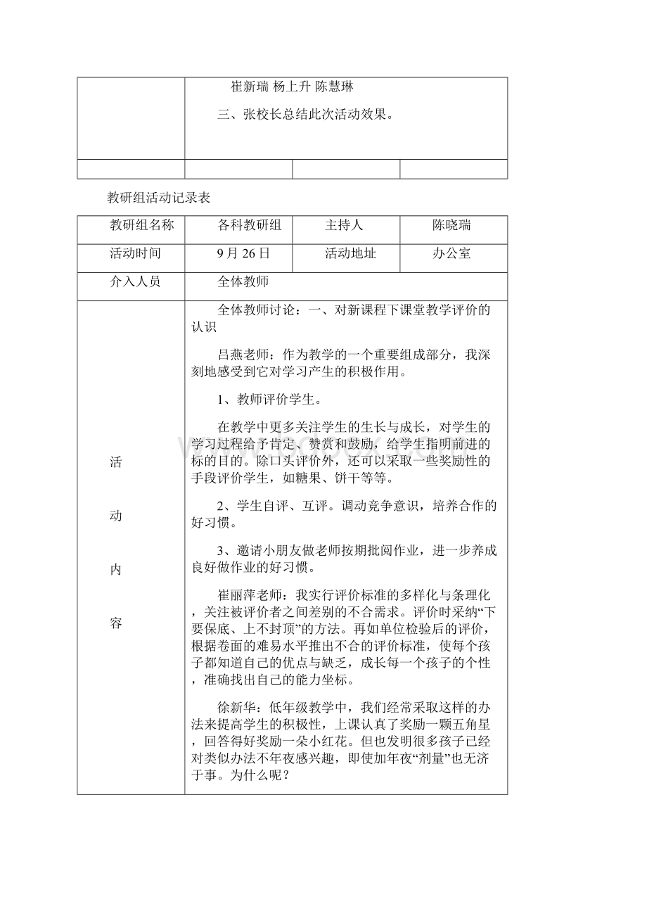 教研活动记录表文档格式.docx_第2页