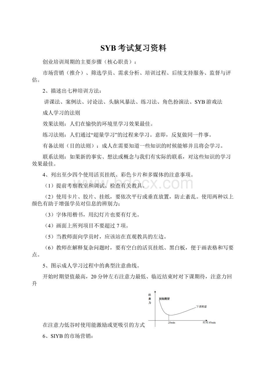 SYB考试复习资料Word格式.docx_第1页