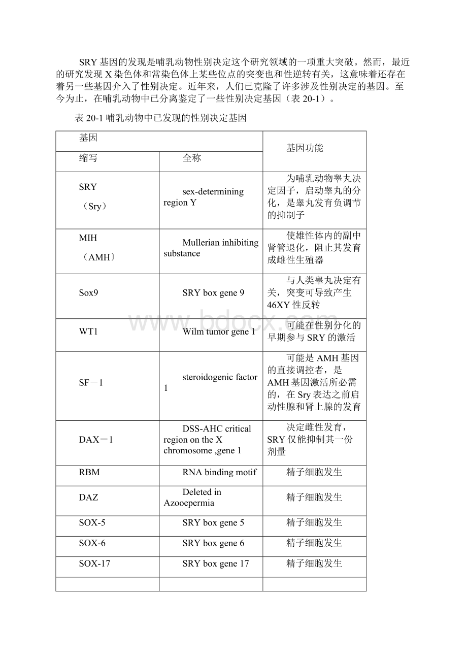 第二十章 性别决定基因鉴定及性染色体进化Word格式.docx_第2页