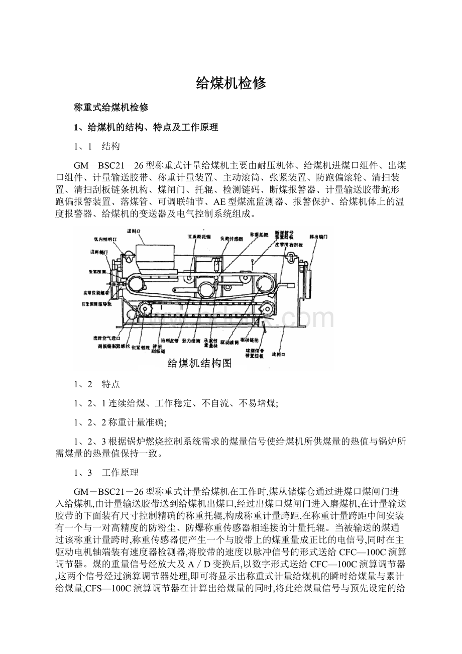 给煤机检修.docx