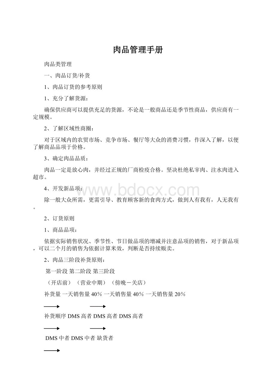 肉品管理手册Word文档格式.docx_第1页