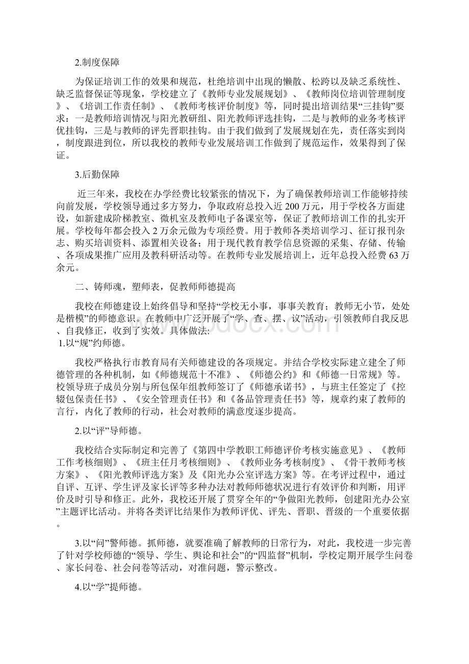 教师专业发展汇报.docx_第2页