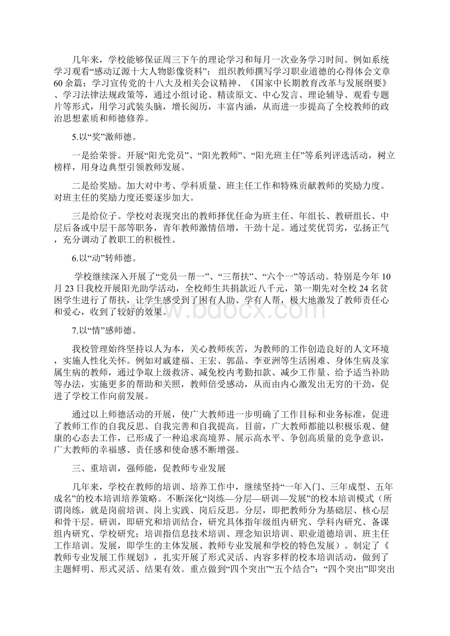 教师专业发展汇报.docx_第3页