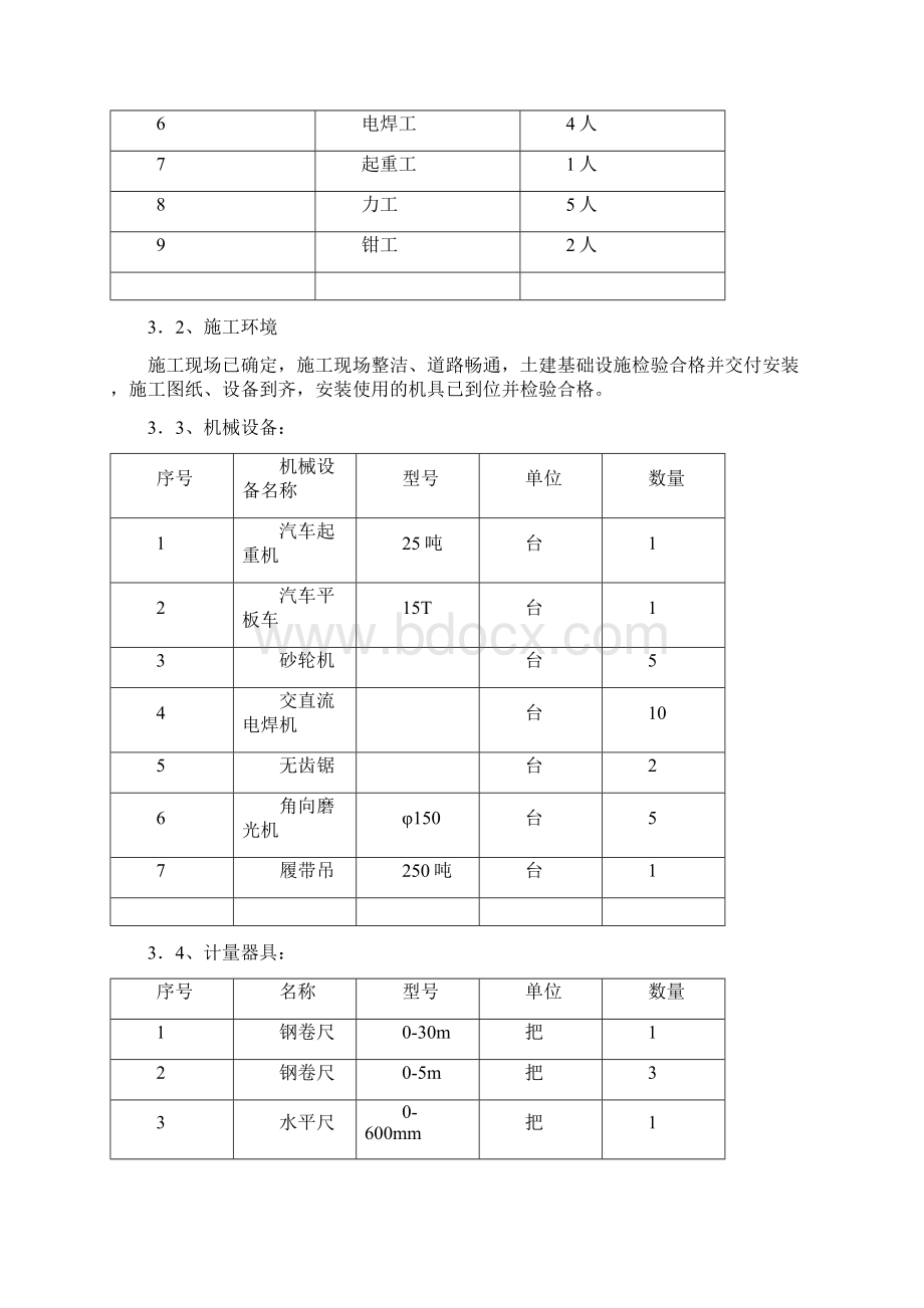 输煤系统设备安装施工方案.docx_第3页