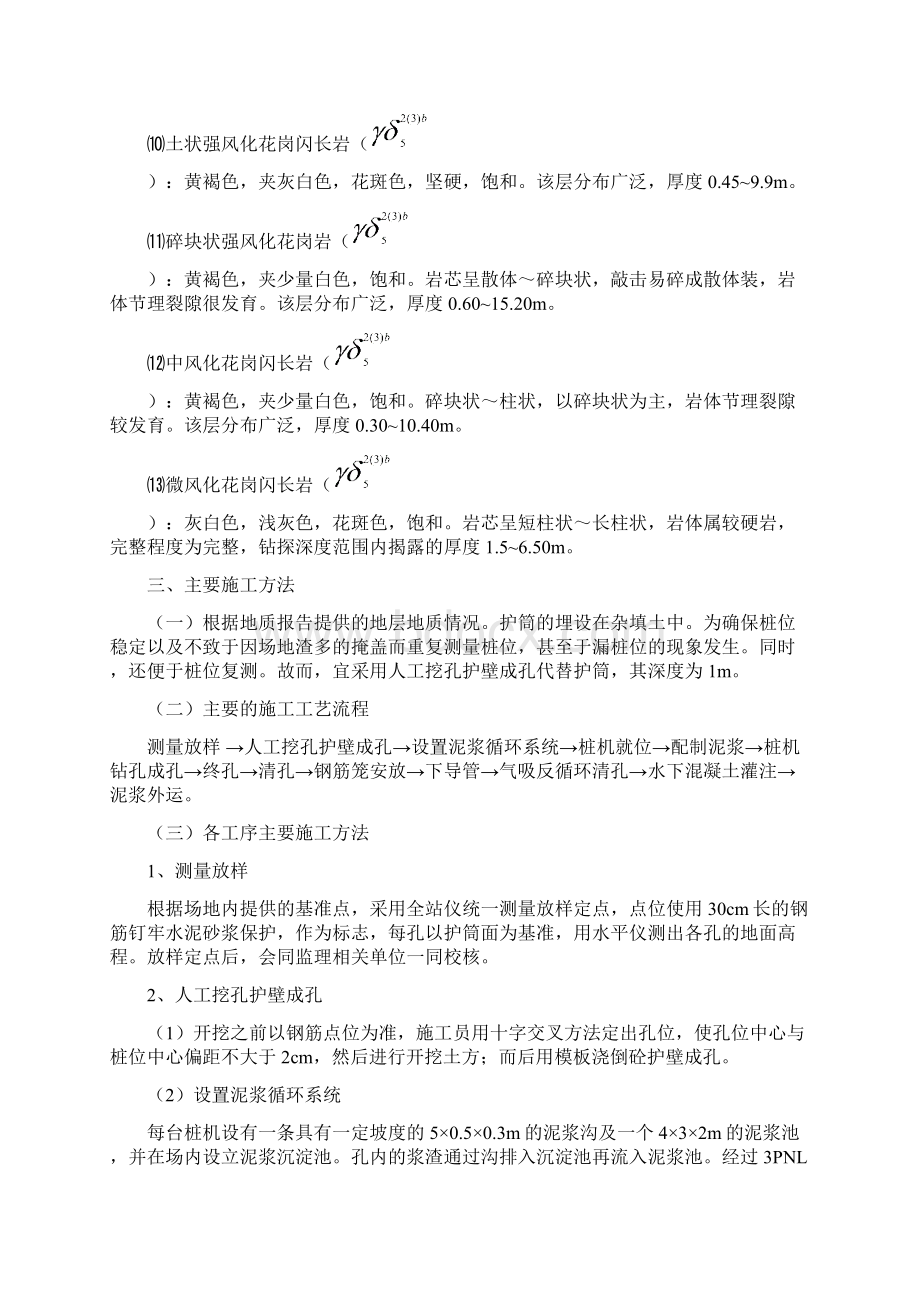 XX工程冲钻孔灌注桩施工方案.docx_第3页