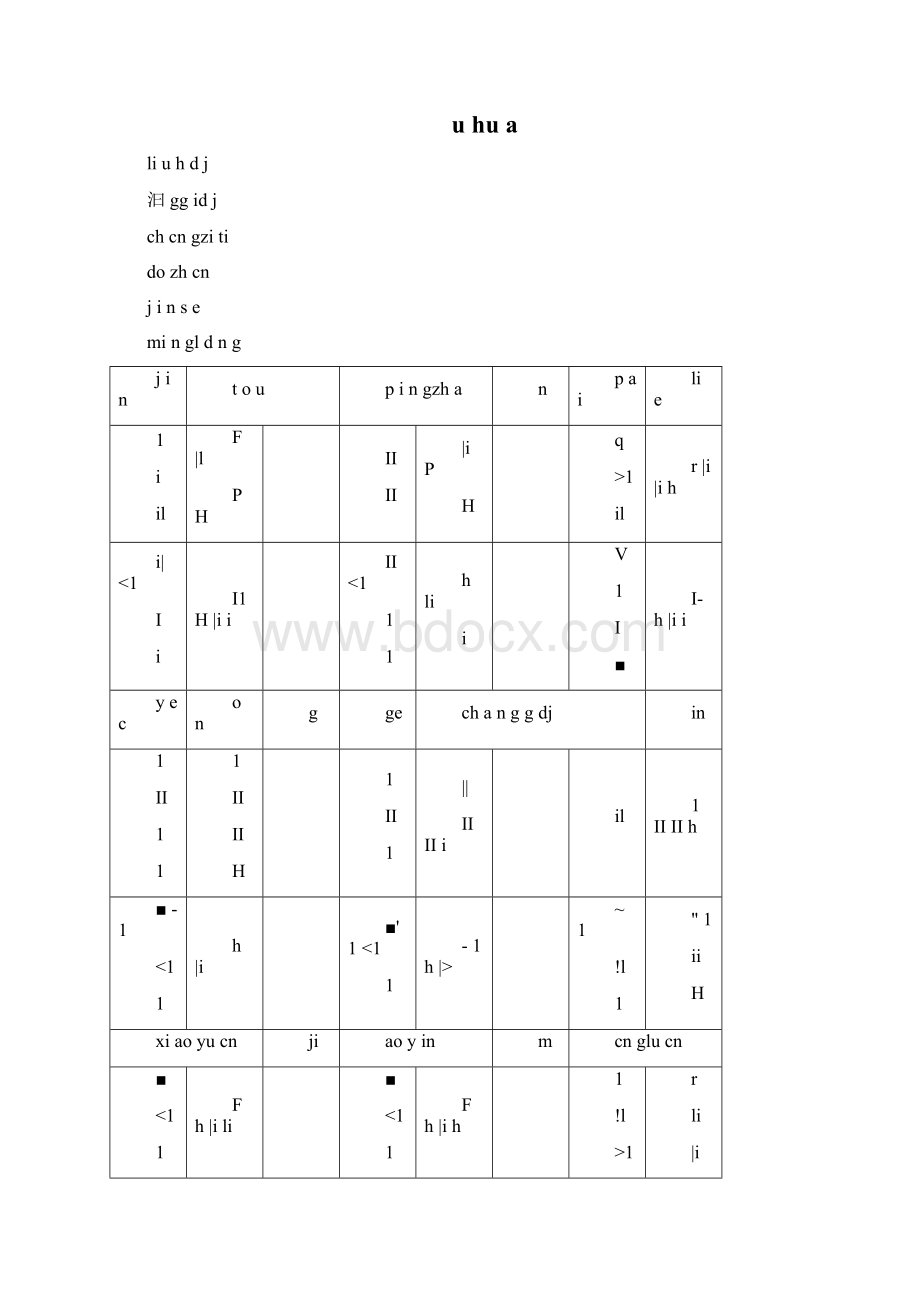 部编版三上语文看拼音写词语Word下载.docx_第2页