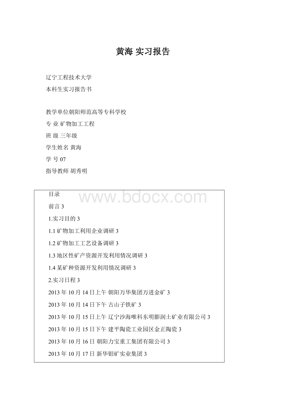 黄海实习报告.docx_第1页