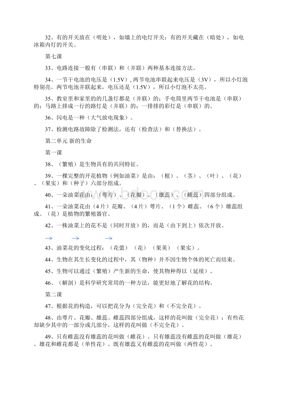 小学四年级科学下册总复习资料Word下载.docx_第3页