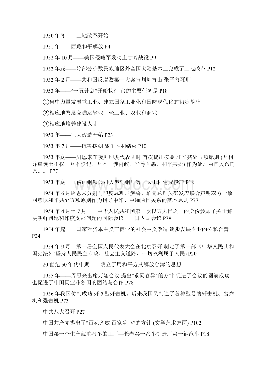 人教版八年级下册历史时间表.docx_第2页