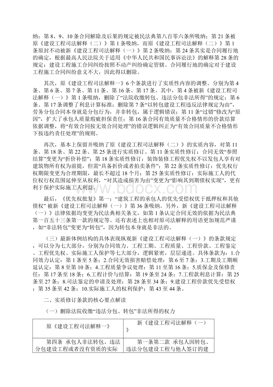 李乐敏民法典体系下新建设工程司法解释一核心要点解读Word文件下载.docx_第2页