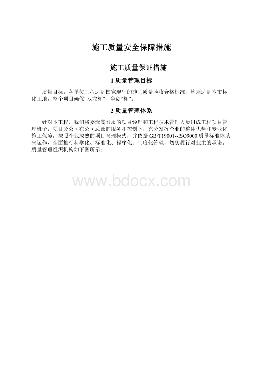 施工质量安全保障措施.docx