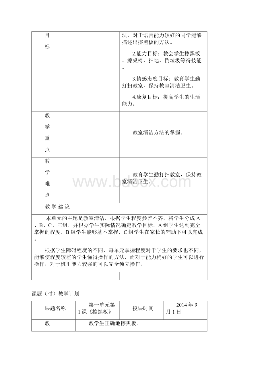 最新培智四年级劳技教案.docx_第3页