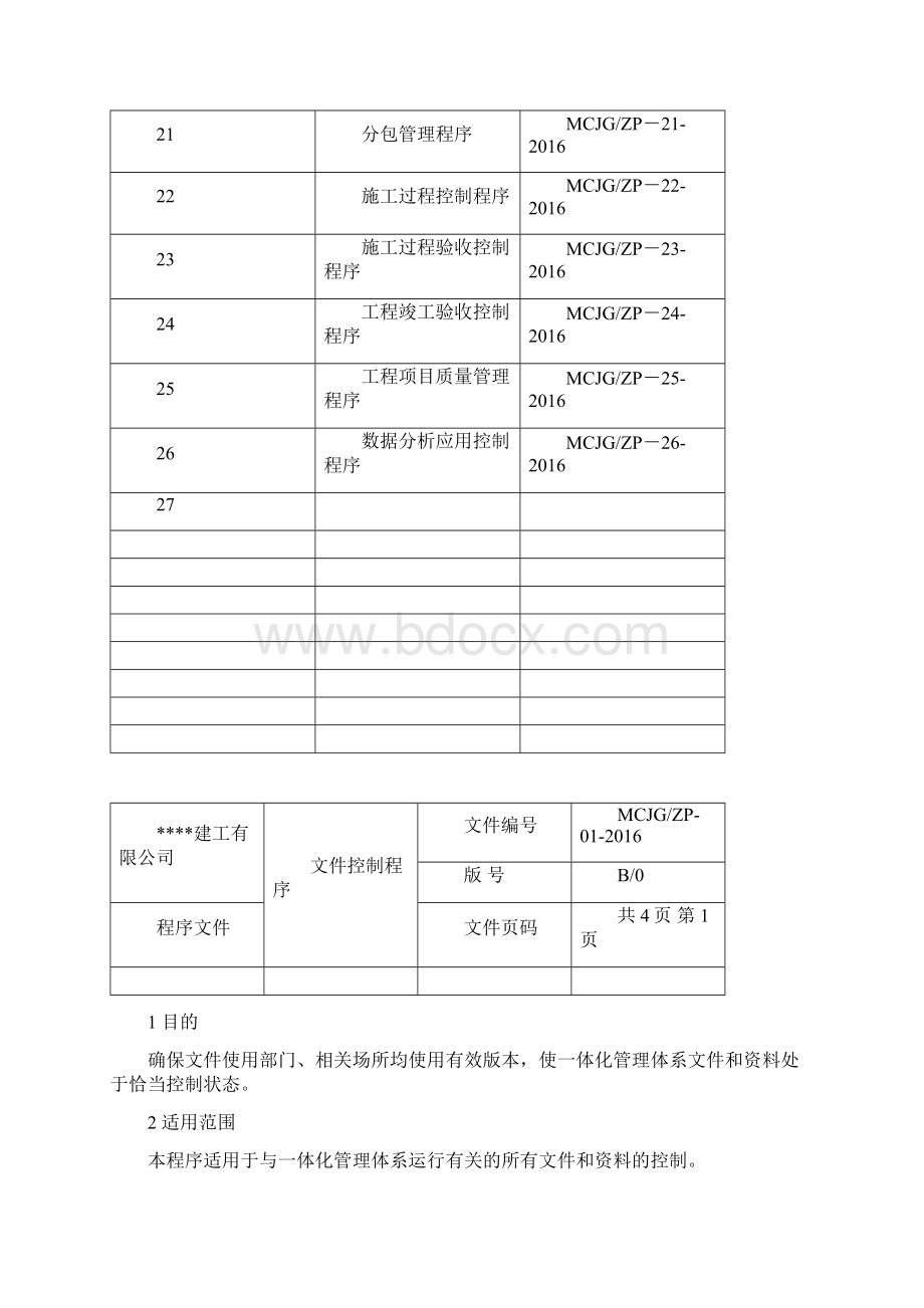 建筑工程三体系ISO9001全套程序文件.docx_第3页