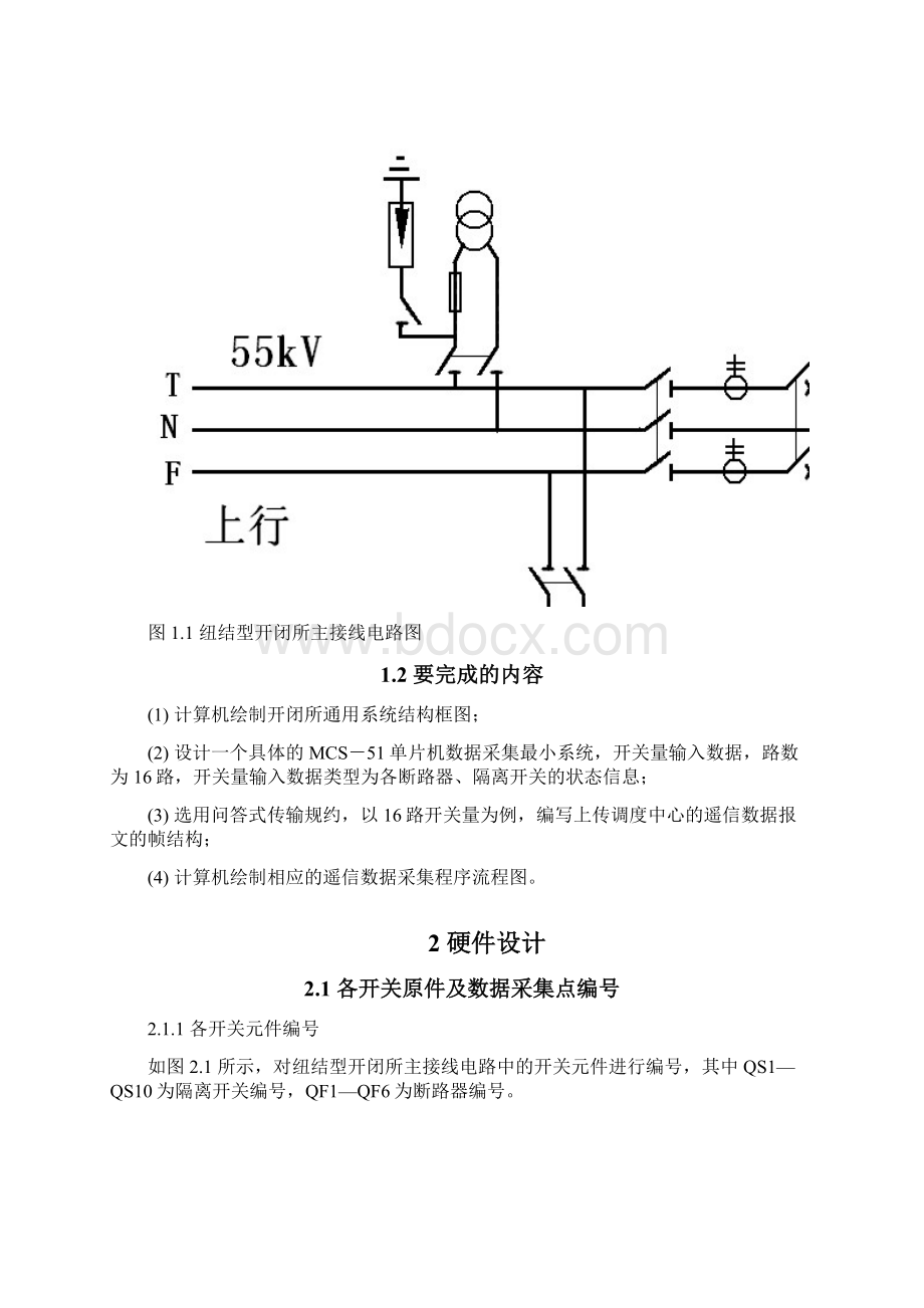 远动课程设计Word文档下载推荐.docx_第2页