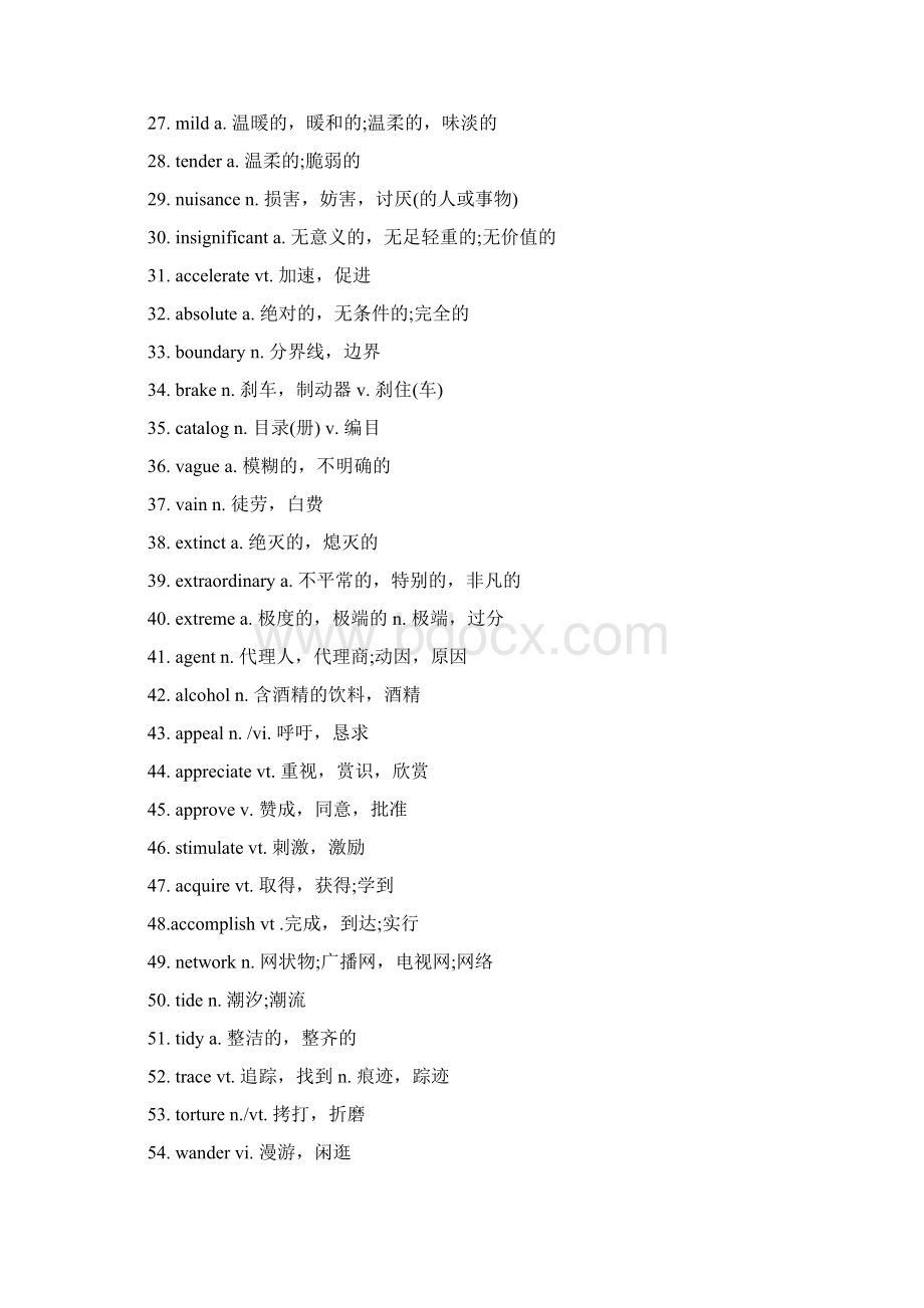 大学英语四级高频词汇.docx_第2页