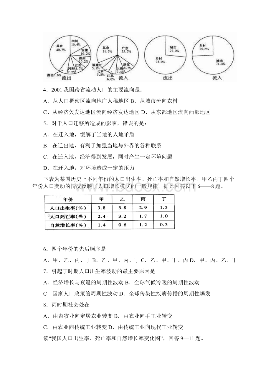 学年高一地理暑期作业套卷5.docx_第2页