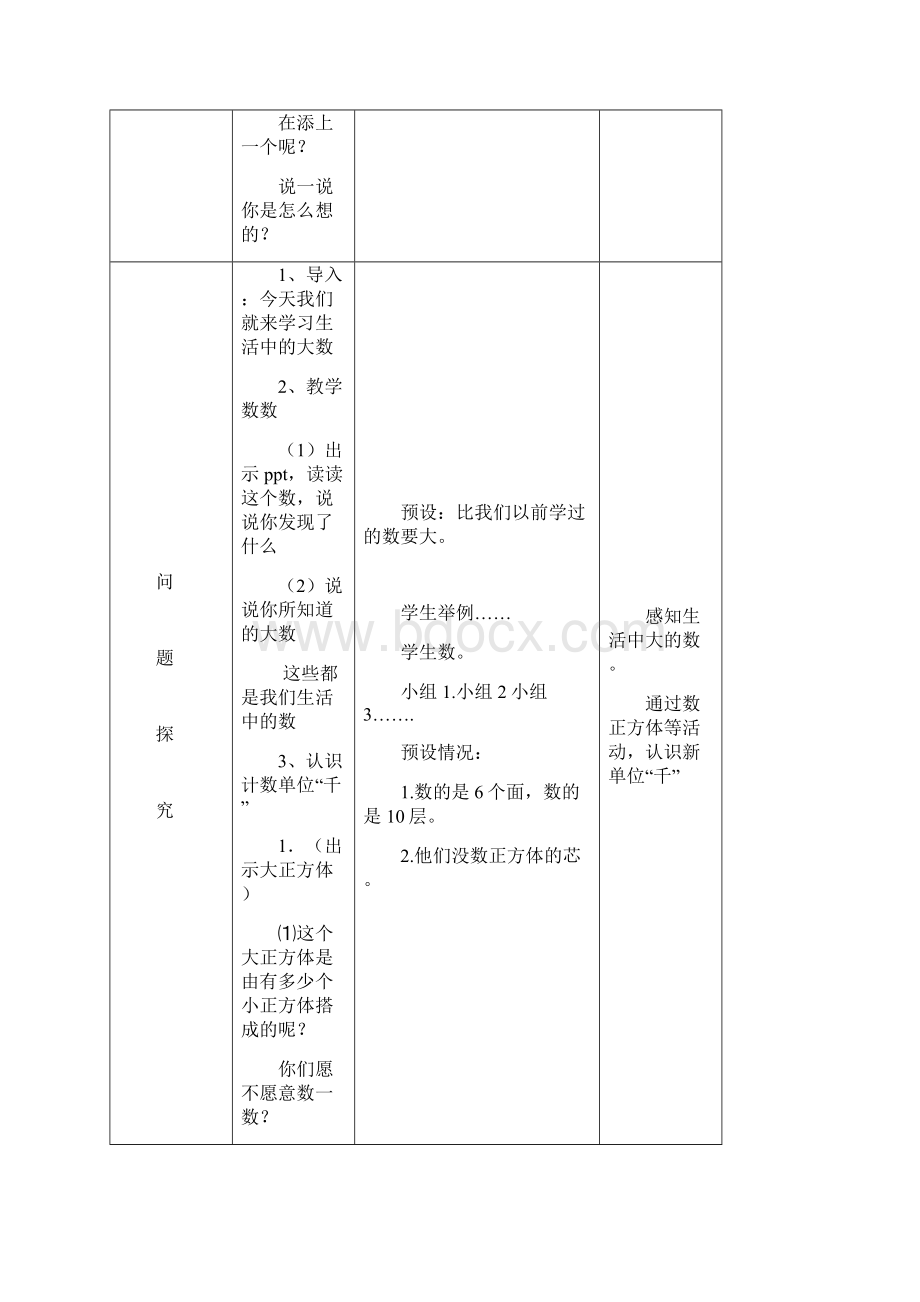 北师大版小学数学二年级下册备课第三五单元教案表格式.docx_第2页