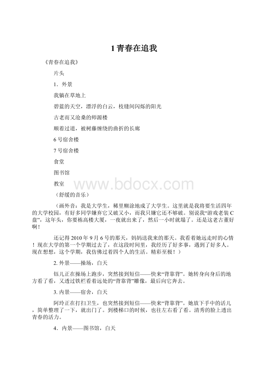 1青春在追我Word文档下载推荐.docx_第1页