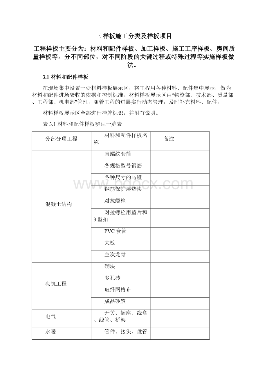 建筑工程实体样板实施方案.docx_第2页