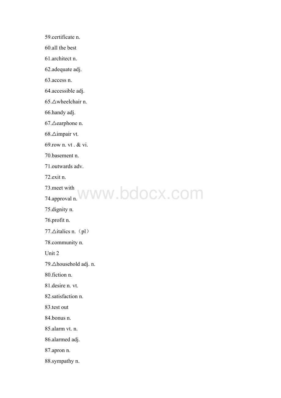 人教版高中英语选修7词汇表英汉分开.docx_第3页