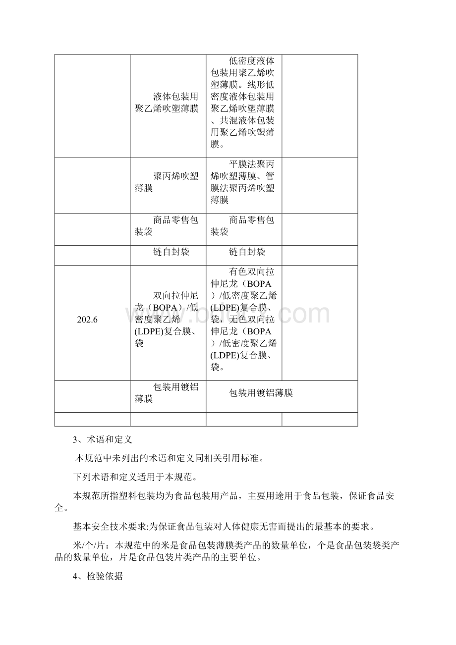 食品用塑料包装产品质量抽检方案.docx_第3页