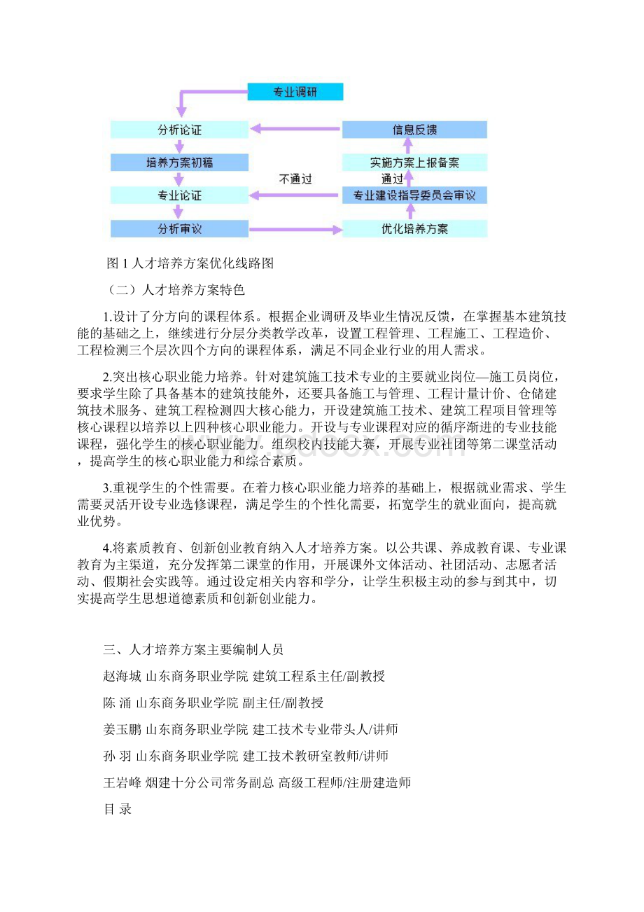 山东商务职业学院建筑工程技术专业人才培养方案.docx_第2页