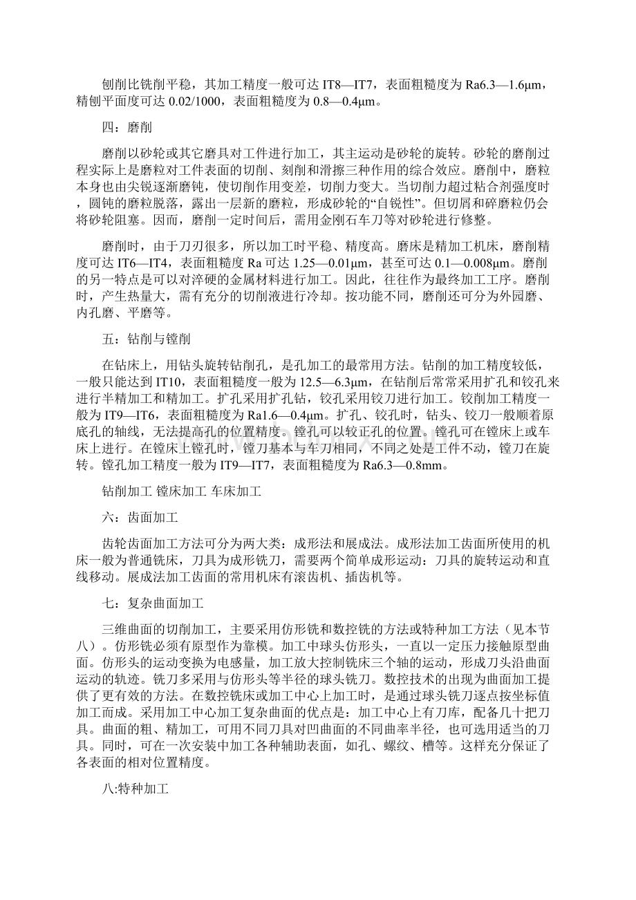 各种加工方法的加工精度.docx_第2页