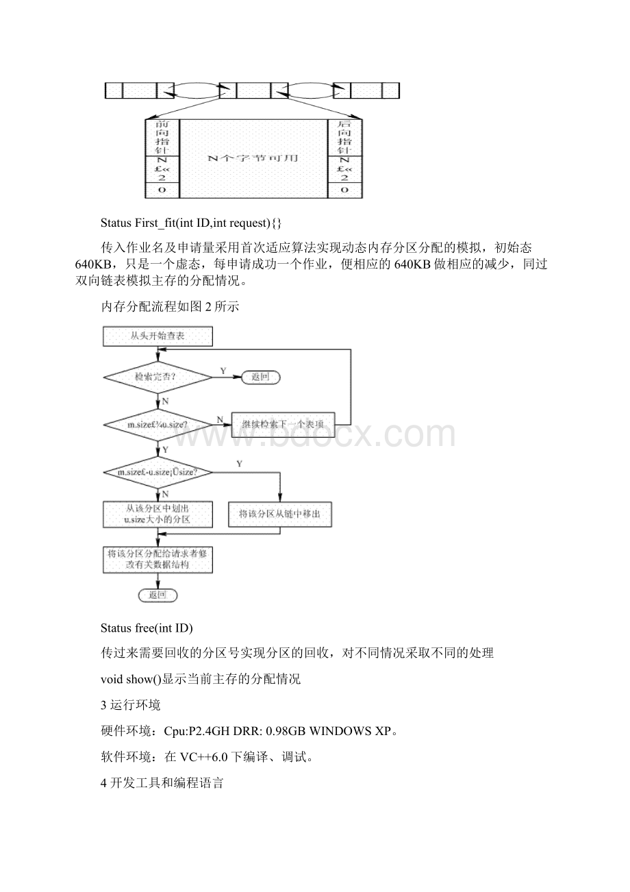 动态分区分配方式首次适应算法.docx_第3页