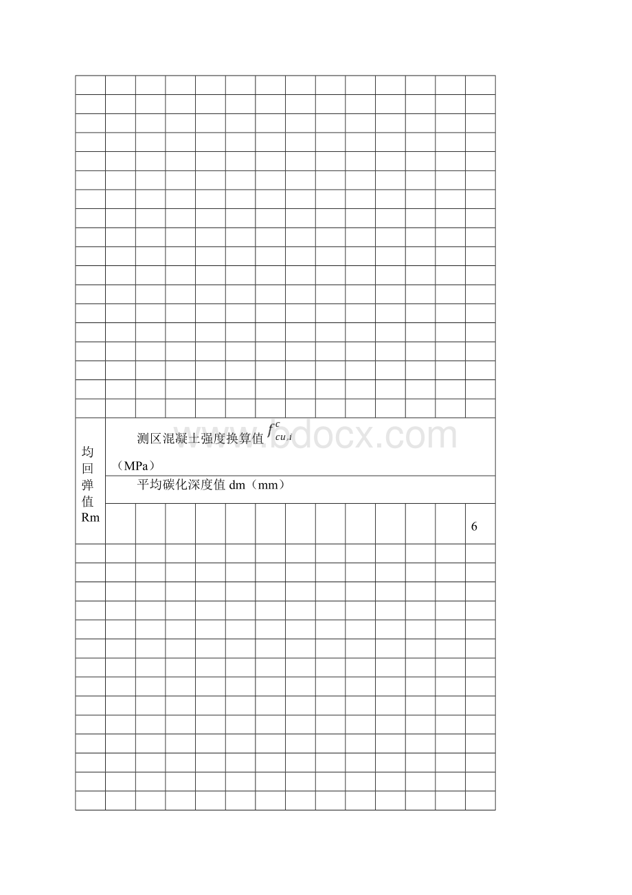 回弹法检测泵送混凝土修正表.docx_第3页