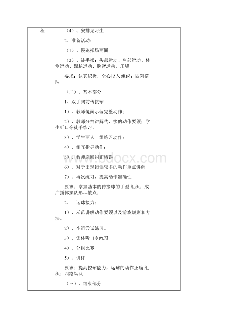 五年级级下册体育教案表格.docx_第3页