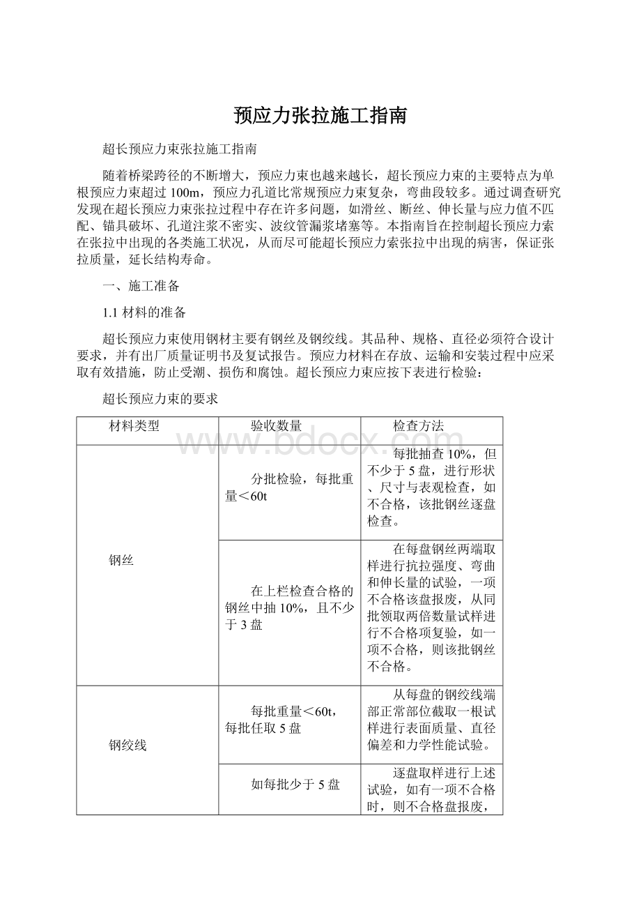 预应力张拉施工指南.docx_第1页