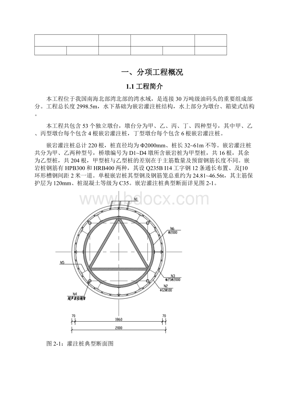 嵌岩灌注桩工程施工组织设计方案.docx_第2页