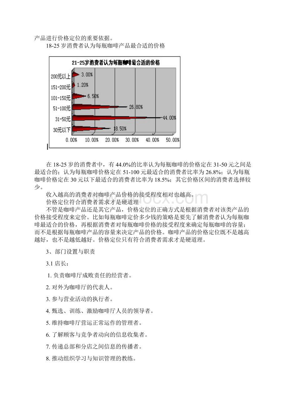 最新咖啡厅创业计划书Word文档格式.docx_第2页