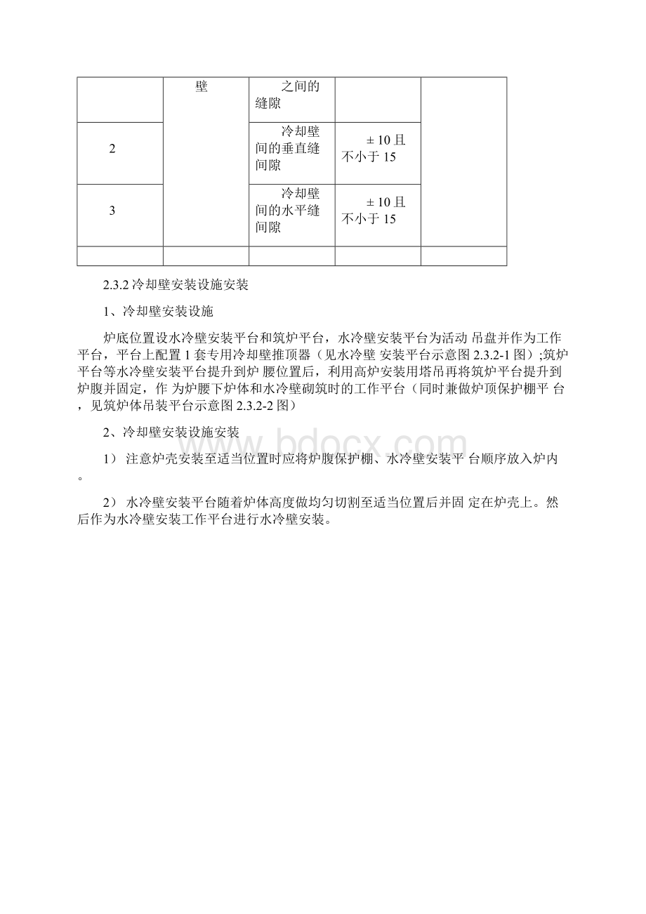 高炉冷却壁安装方案Word文档下载推荐.docx_第3页