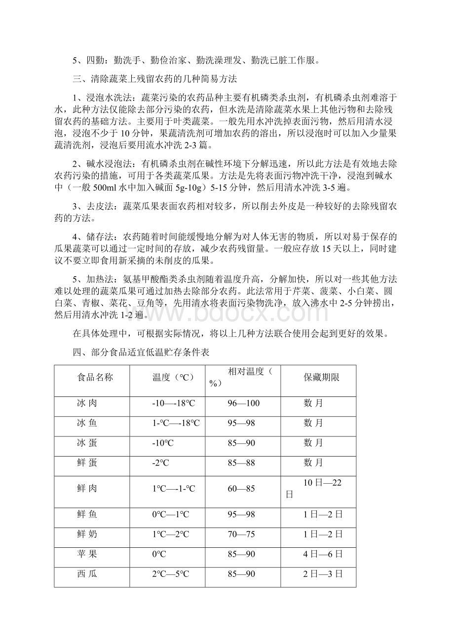 学校食品卫生安全宣传资料完整.docx_第2页