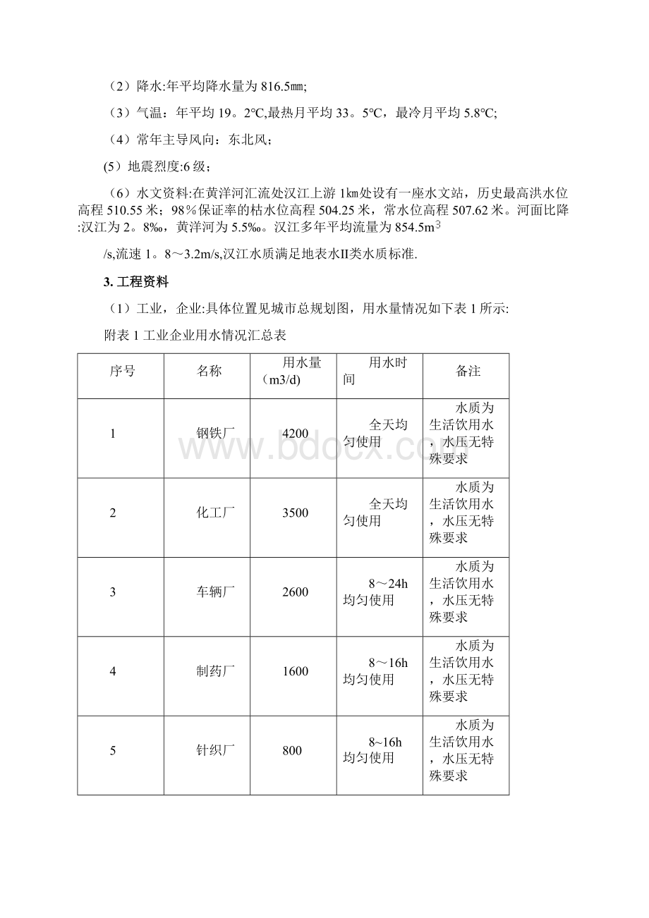 管网课设范本模板Word文档下载推荐.docx_第3页